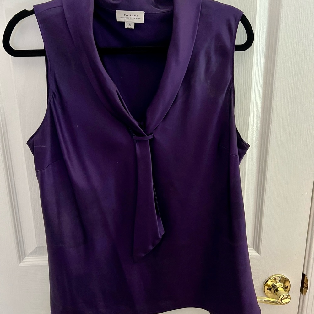 Sleeveless dressy or casual top